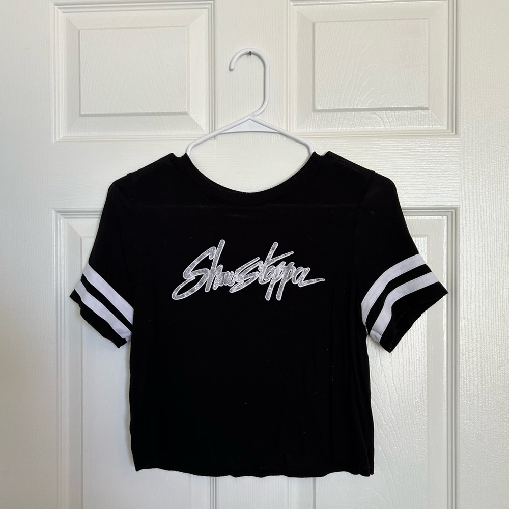 Showstopper Dance merch cropped t-shirt